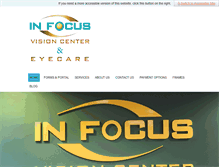 Tablet Screenshot of in-focusvision.com